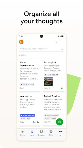 Evernote ডাউনলোড করুন – নোট এবং টু-ডু লিস্ট অর্গানাইজার অ্যাপ - Screenshot 2