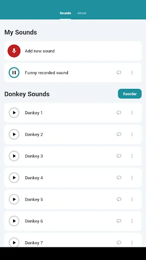 Donkey Sounds ডাউনলোড করুন – সেরা গাধার ডাকের সাউন্ডবোর্ড - Screenshot 7