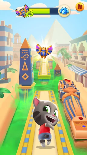 Talking Tom Gold Run ডাউনলোড করুন – সেরা গোল্ড রানিং গেম - Screenshot 1