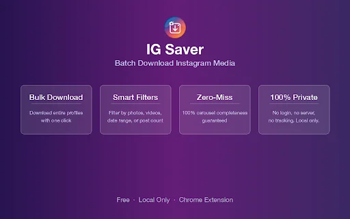 IG Saver 2026: Instagram থেকে ভিডিও ও ছবি ডাউনলোড করুন ফ্রি - Screenshot 5