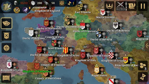 European War 7: Medieval ডাউনলোড করুন – সেরা স্ট্র্যাটেজি গেম - Screenshot 1
