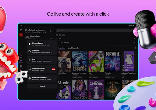 Twitch ডাউনলোড করুন – লাইভ স্ট্রিমিং এবং গেমিং কমিউনিটি - Screenshot 16