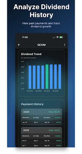 Yieldly: Dividend Tracker ডাউনলোড করুন – স্টক এবং আয় ট্র্যাক করুন - Screenshot 4