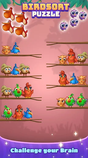 Bird Sort: Color Puzzle Master ডাউনলোড করুন – সেরা পাজল গেম - Screenshot 4