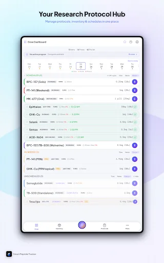 Smart Peptide Tracker ডাউনলোড করুন – সেরা পেপটাইড ট্র্যাকিং অ্যাপ - Screenshot 16