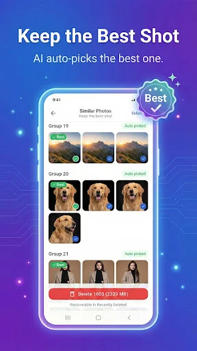 Duplicate Photo Cleaner AI ডাউনলোড করুন – সেরা স্টোরেজ ক্লিনার - Screenshot 5