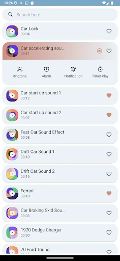 Car Sounds ডাউনলোড করুন – সেরা গাড়ির সাউন্ড ও রিংটোন - Screenshot 4
