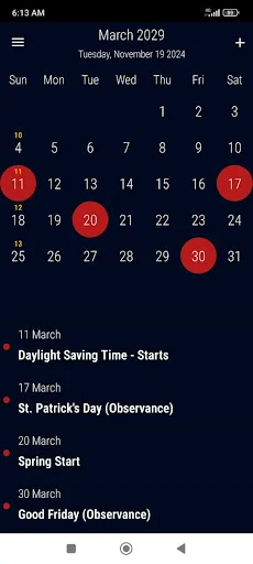 US Calendar 2026 ডাউনলোড করুন – ছুটির দিন ও রিমাইন্ডার সহ - Screenshot 20