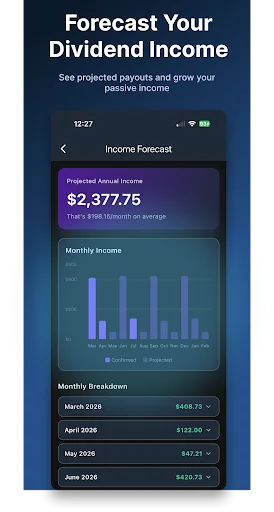 Yieldly: Dividend Tracker ডাউনলোড করুন – স্টক এবং আয় ট্র্যাক করুন - Screenshot 3
