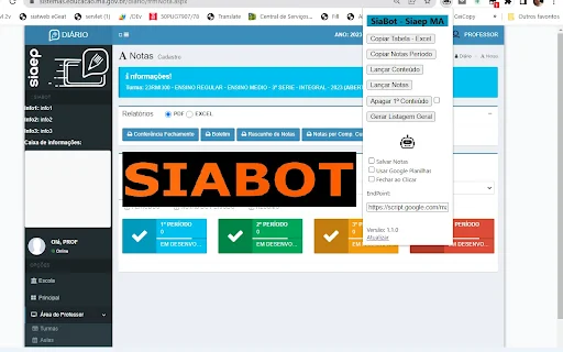 SiaBot – Siaep MA ডাউনলোড করুন | শিক্ষকদের জন্য সেরা অটোমেশন টুল - Screenshot 1