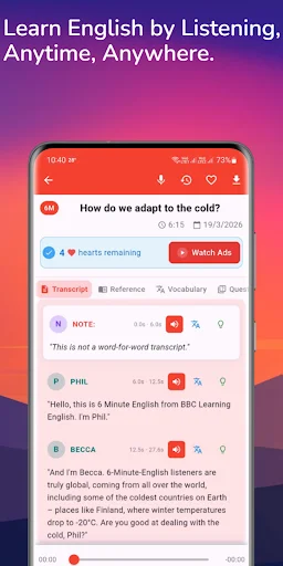Learning English – 6 minutes ডাউনলোড করুন – এআই ভিত্তিক ইংরেজি শিখুন - Screenshot 13