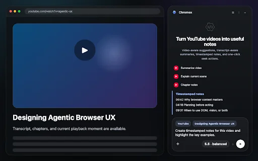 Chromex ডাউনলোড করুন – সেরা AI ব্রাউজার অ্যাসিস্ট্যান্ট - Screenshot 2