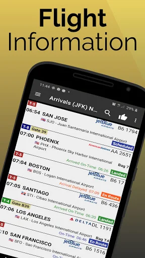 Washington Reagan Airport DCA ডাউনলোড করুন – ফ্লাইট তথ্য - Screenshot 1