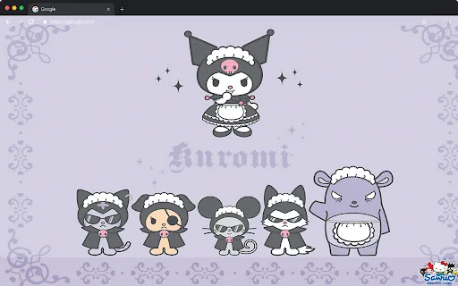 Kuromi Wallpapers HD New Tab ডাউনলোড করুন – Gothic Sanrio থিম - Screenshot 2